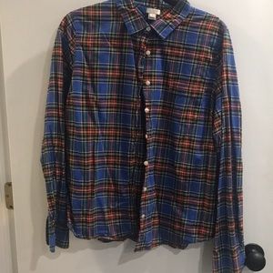 EUC j. Crew plaid button down.